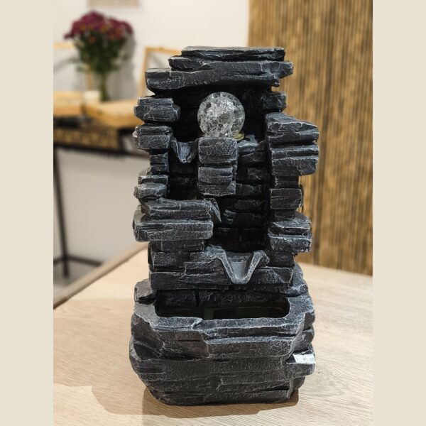 optimizado fuente de agua formacion de rocas y bola cristal