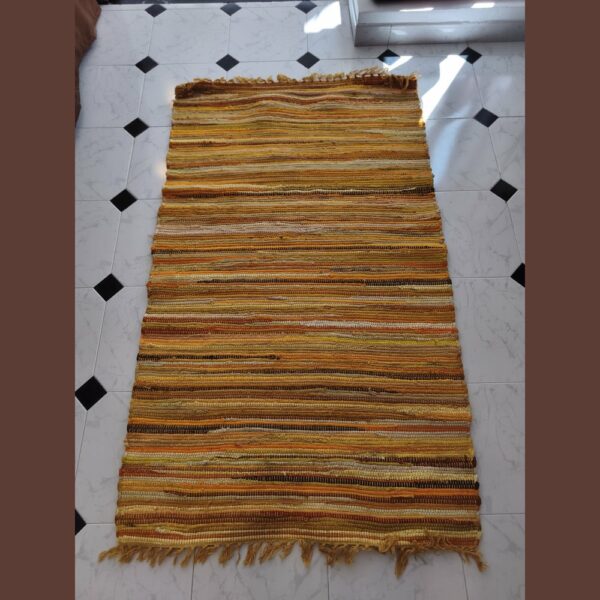 optimizado alfombra 152x90cm amarilla