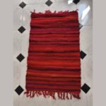 optimizado alfombra 94x51cm roja