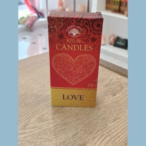 optimizado caja velas rojas love. 10 und