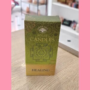 optimizado caja velas verdes healing 10 ud