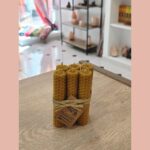 optimizado velas de miel 10 cm 6 uds
