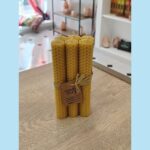optimizado velas de miel 15cm 6 uds 