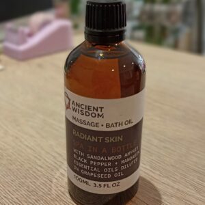 aceite de masaje radiant skin